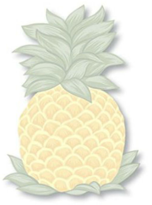 shaped sticky notes - "pineapple"