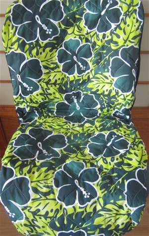 "lime green - hibiscus"