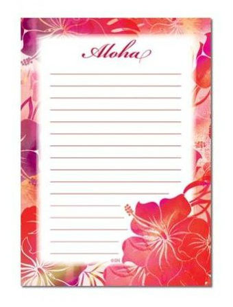 notepad - "hibiscus breeze"