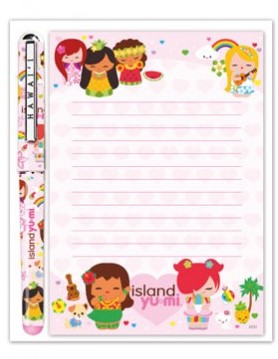 stationery set - "island yumi"