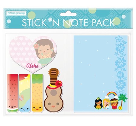 sticky note pack - "island yumi"