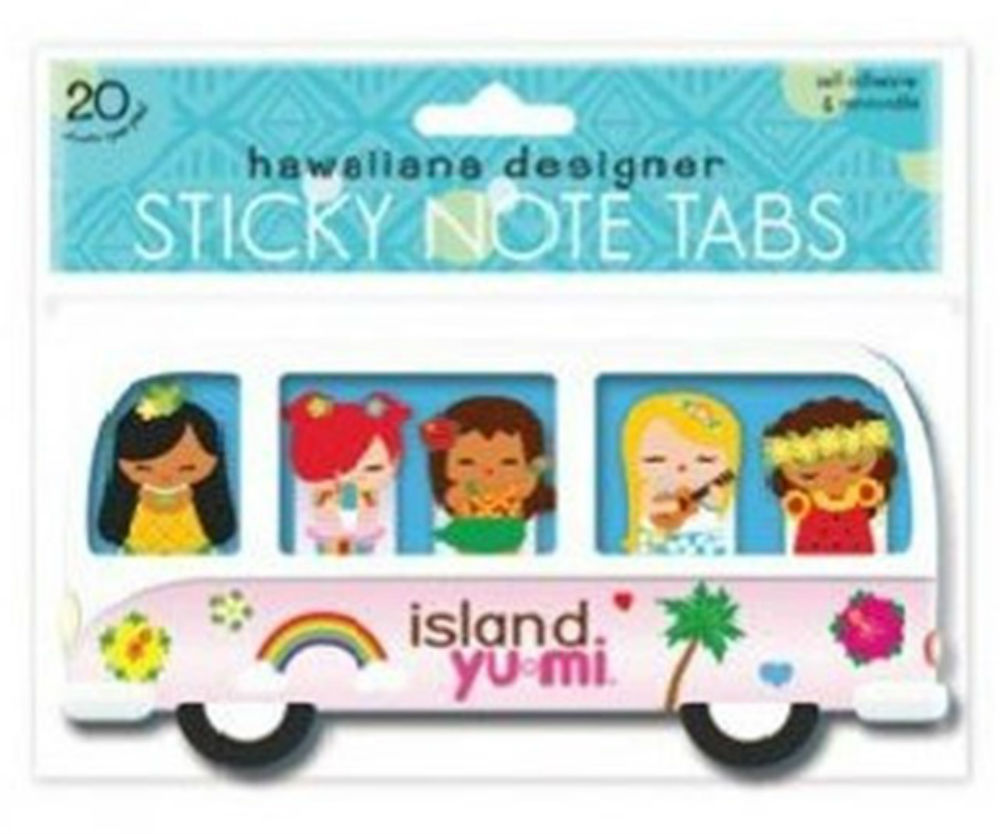 mini sticky tabs - "island yumi - bus"