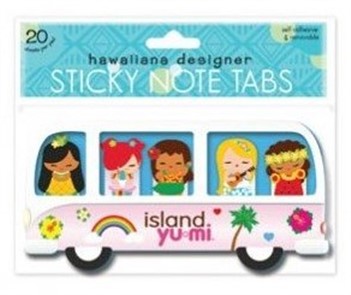 mini sticky tabs - "island yumi - bus"