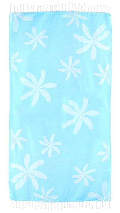 turkish towel - "tiare - blue"